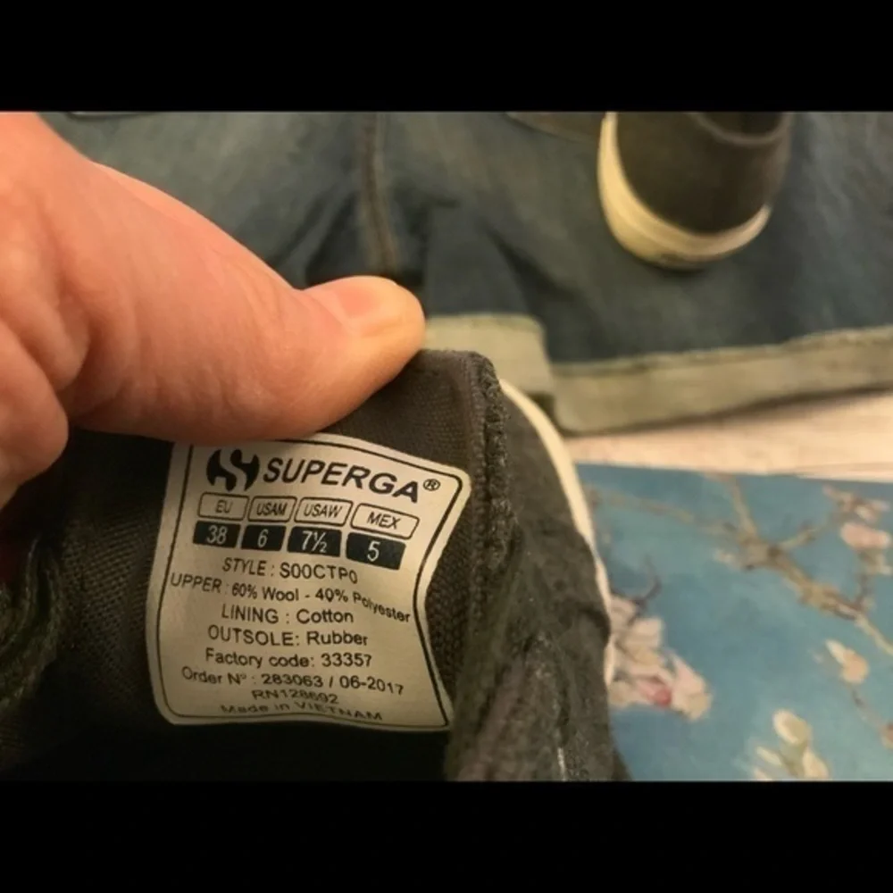 Superga Wool blend unisex Sneaker M 6 W 7…